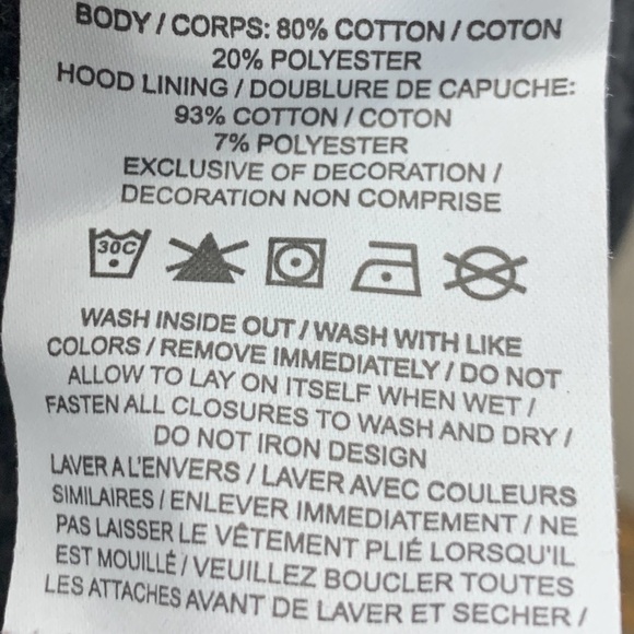 Nike Women Size Small Hoodie Sweatshirt Pullover Top Black Gray Swoosh Logo - Picture 8 of 8